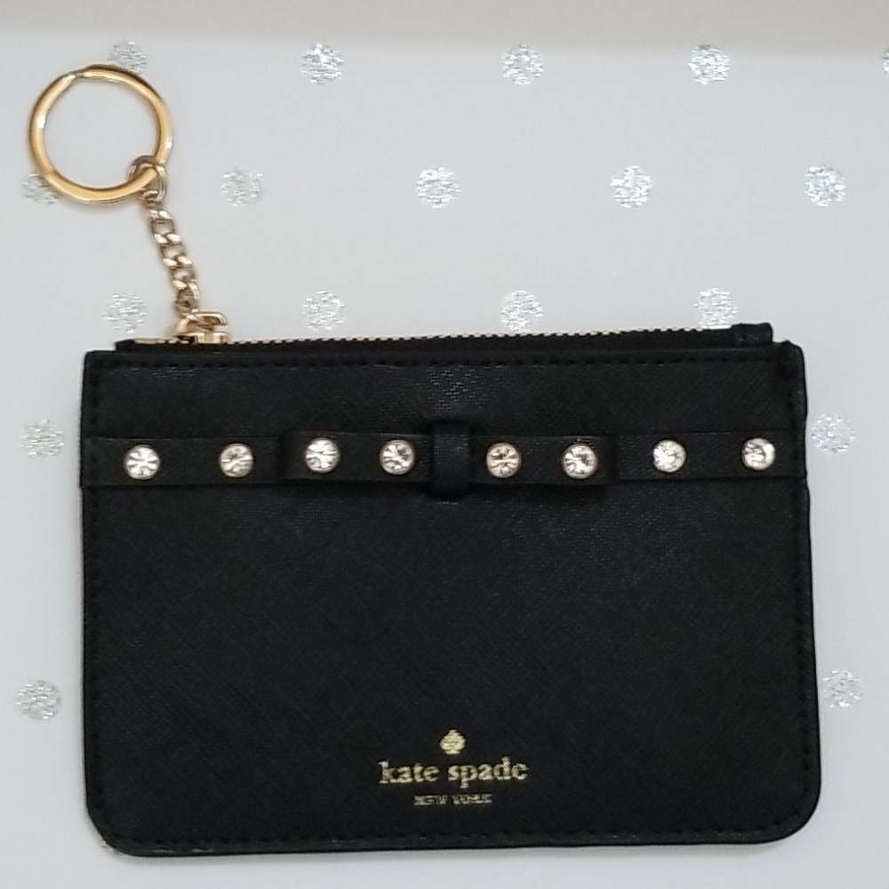 kate spade laurel way jeweled bitsy cardholder